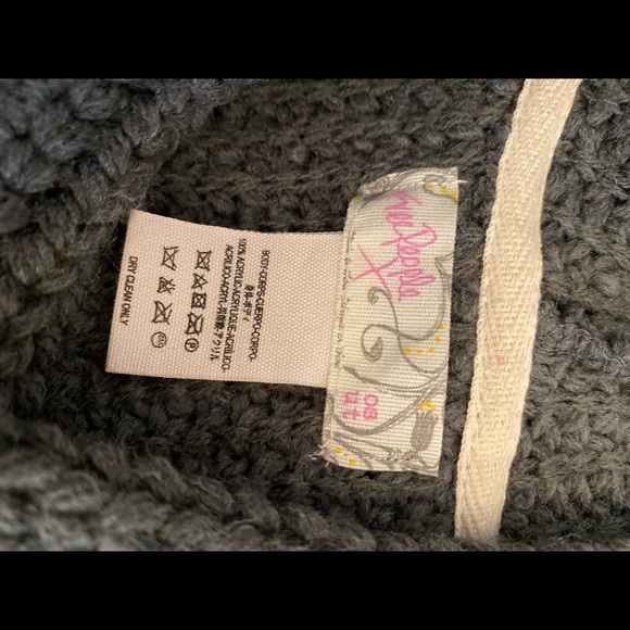 Free People Brook side, hooded poncho, very good condition, One size - Picture 2 of 14